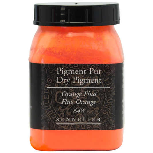 Sennelier - Pigment Pot 200Ml Orange Fluo - 100G