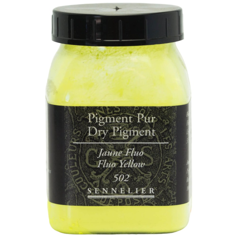 Sennelier - Pigment Pot 200Ml Jaune Fluo - 100G