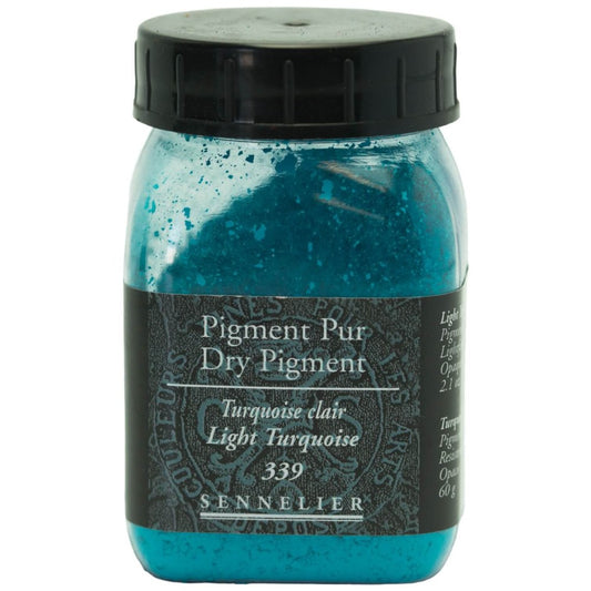 Sennelier - Pigment Pot 200Ml Turquoise Clair - 60G