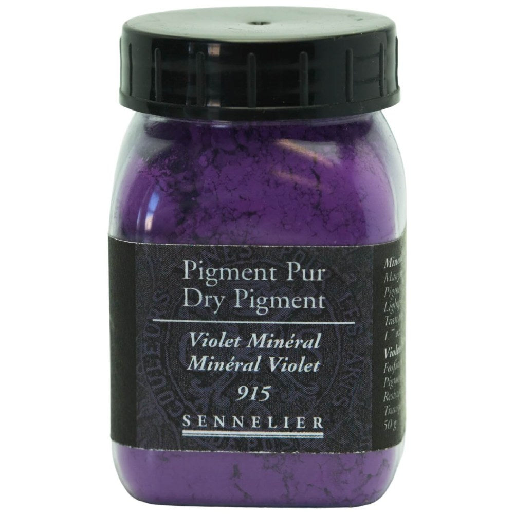 Sennelier - Pigment Pot 200Ml Violet Min√©Ral - 50G