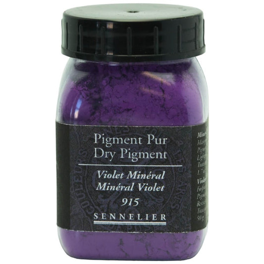 Sennelier - Pigment Pot 200Ml Violet Min√©Ral - 50G