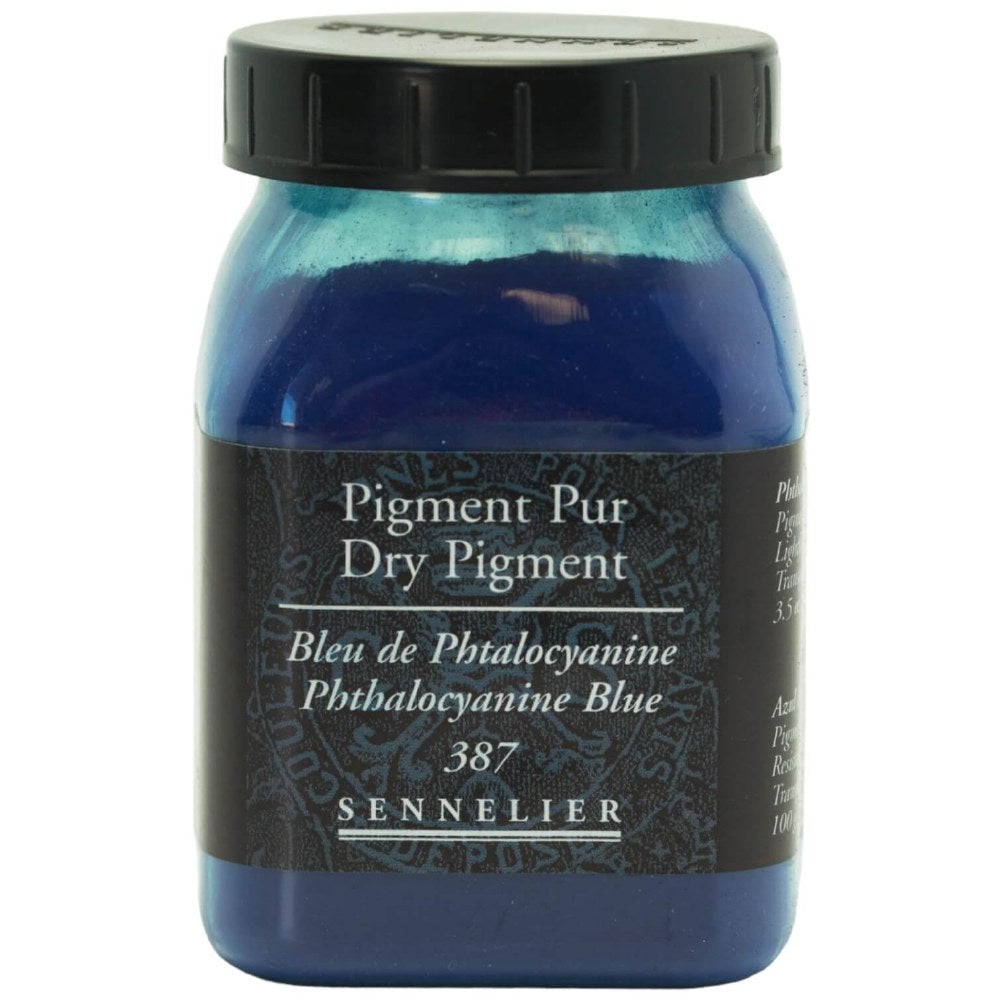 Sennelier - Pigment Pot 200Ml Bleu De Phtalocyanine - 100G