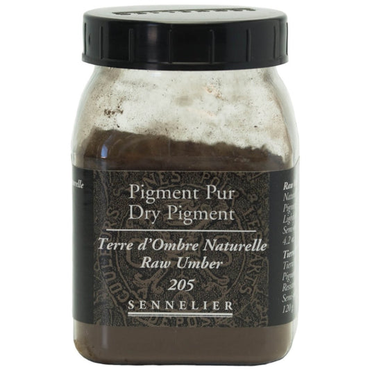 Sennelier - Pigment Pot 200Ml Terre D'Ombre Naturelle - 120G