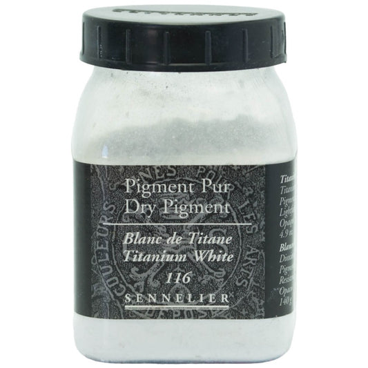 Sennelier - Pigment Pot 200Ml Blanc De Titane - 140G
