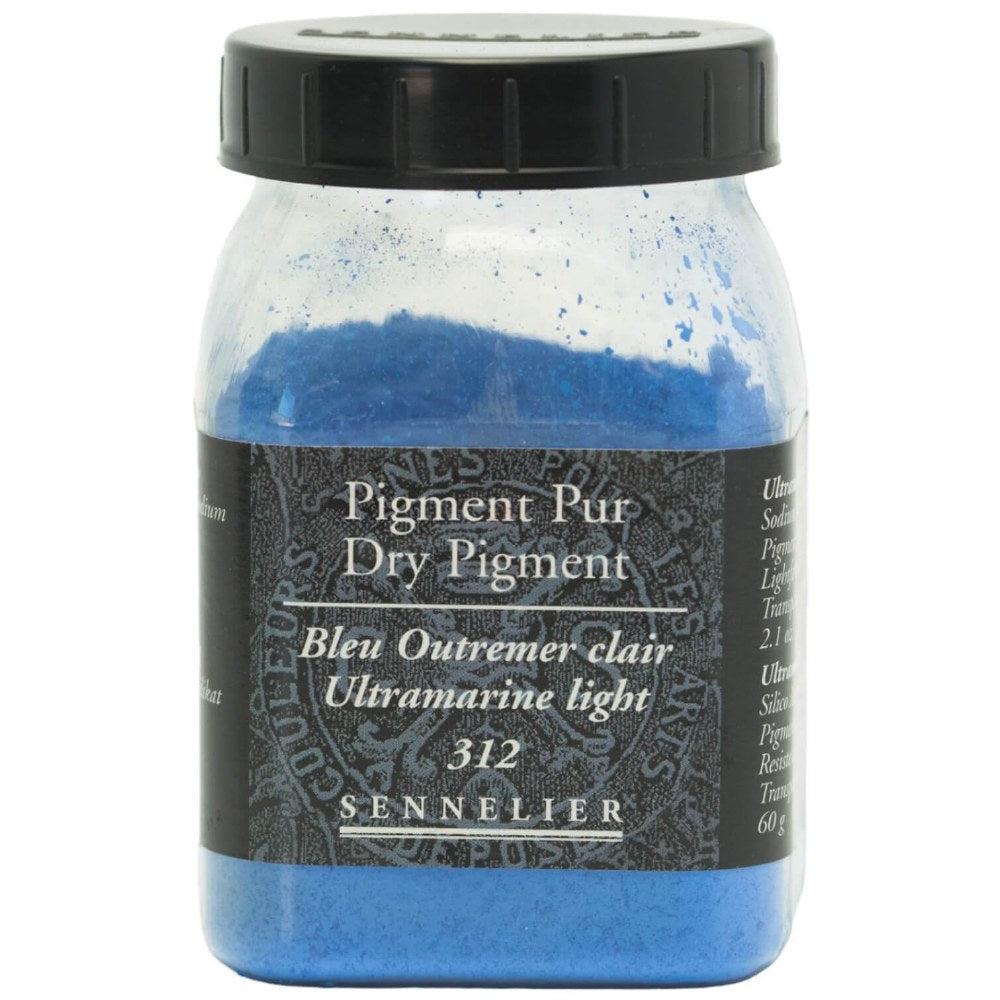Sennelier - Pigment Pot 200Ml Bleu Outremer Clair - 60G