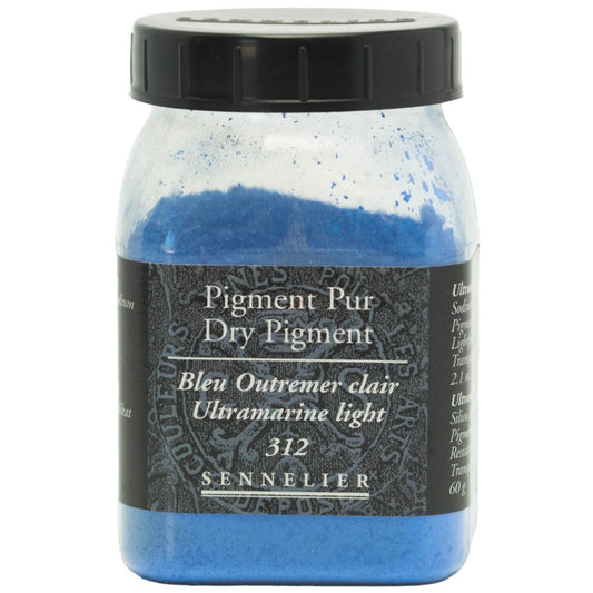 Sennelier - Pigment Pot 200Ml Bleu Outremer Clair - 60G