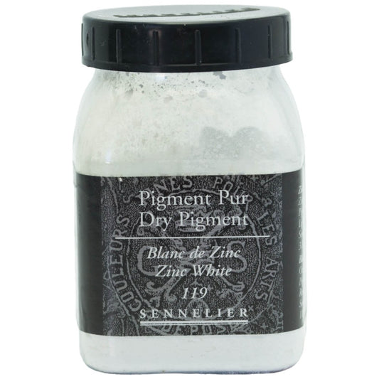 Sennelier - Pigment Pot 200Ml Blanc De Zinc - 110G