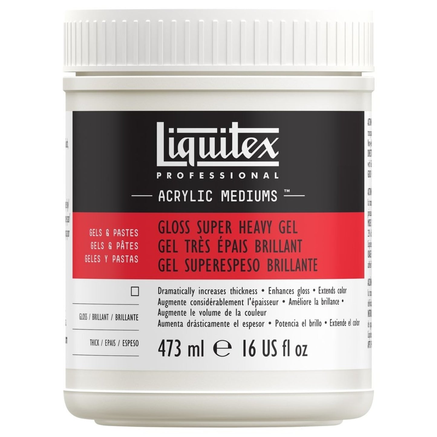 Liquitex - Add 473Ml Sup Heavy Gel Me Uv 1