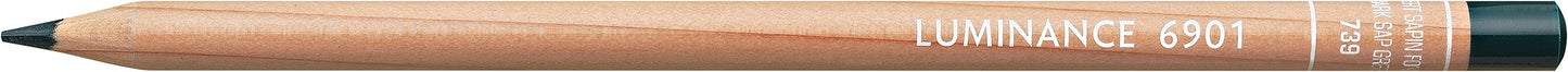Caran D'Ache - Luminance Pencil Dark Sap Green-Fsc Uv 3