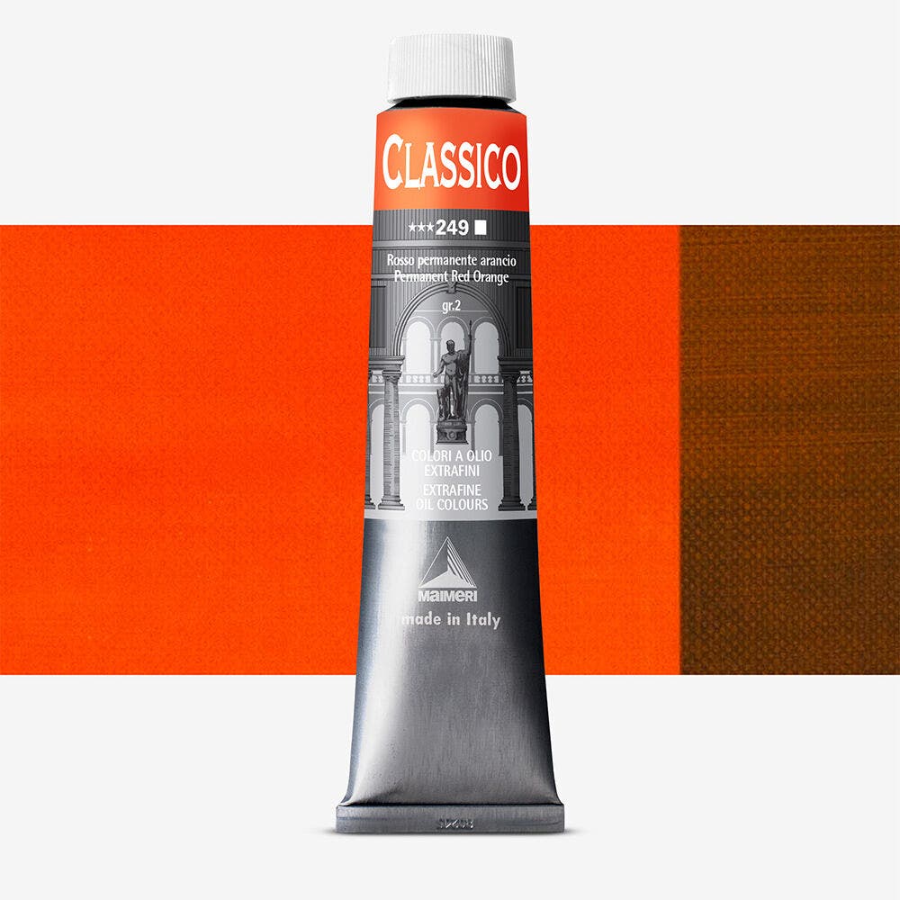 Maimeri - Classico 200Ml Permanent Red Orange
