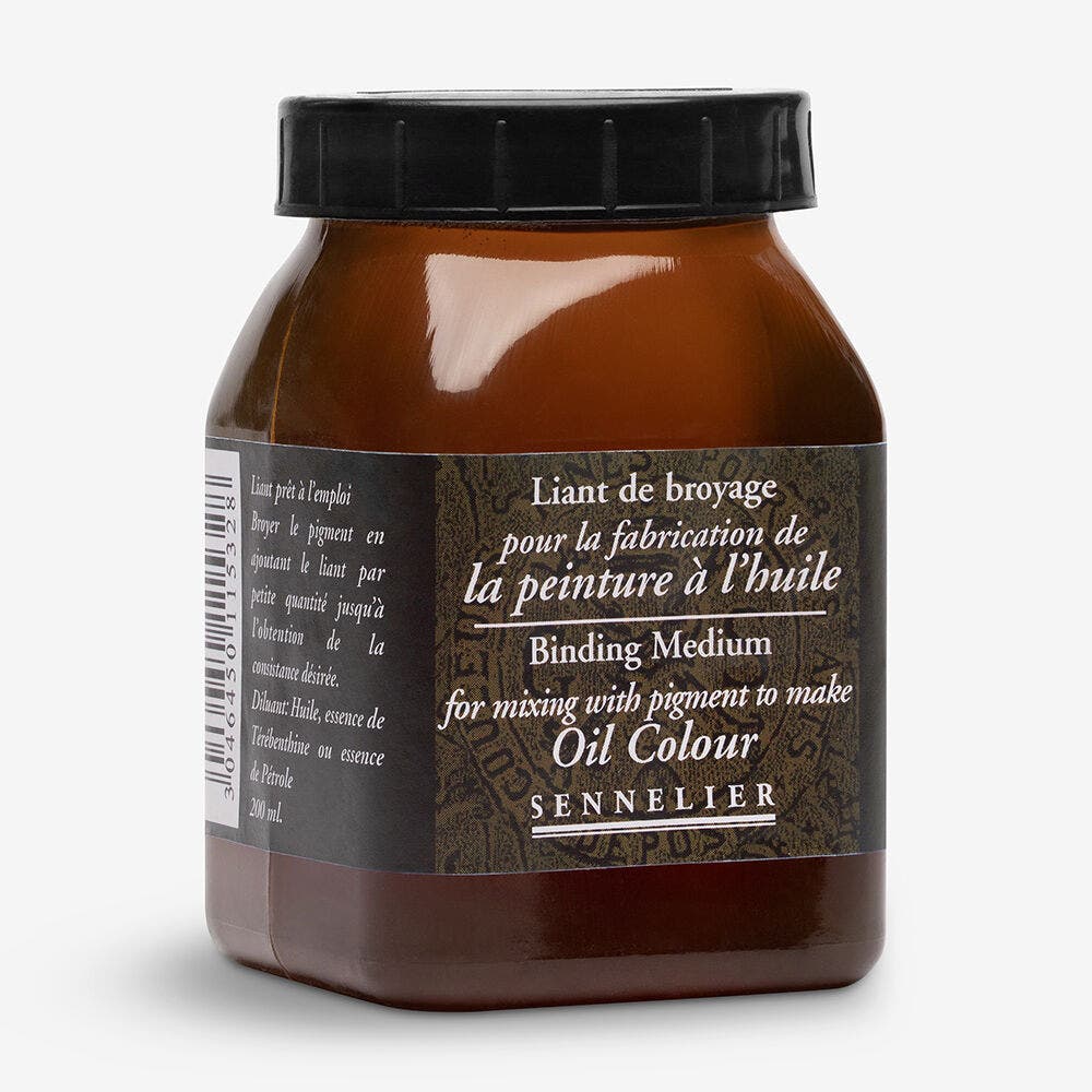 Sennelier - Additif Liant Broyage Huile 200Ml