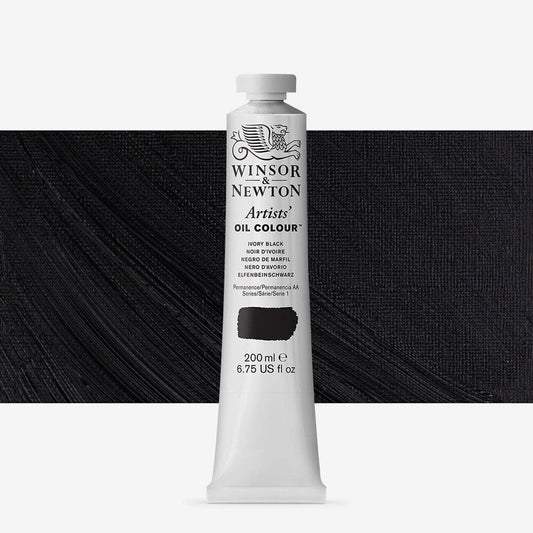 Winsor & Newton - Artist Oil 200Ml Ivory Black