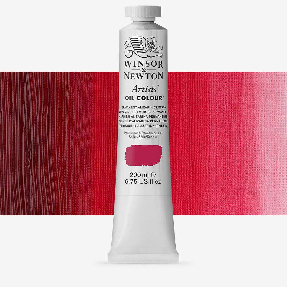 Winsor & Newton - Artist Oil 200Ml Perm Aliz Crimson
