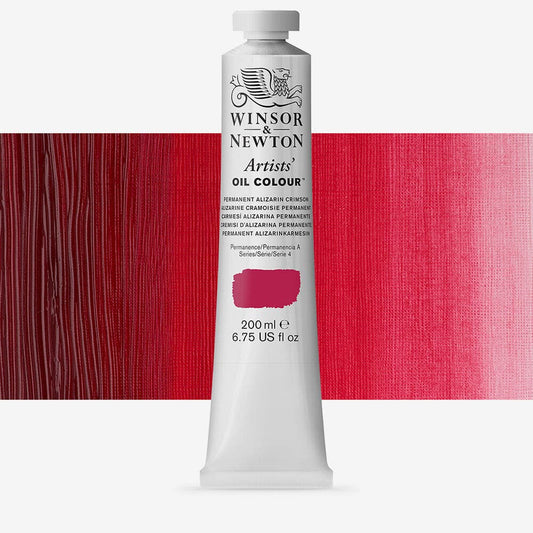 Winsor & Newton - Artist Oil 200Ml Perm Aliz Crimson