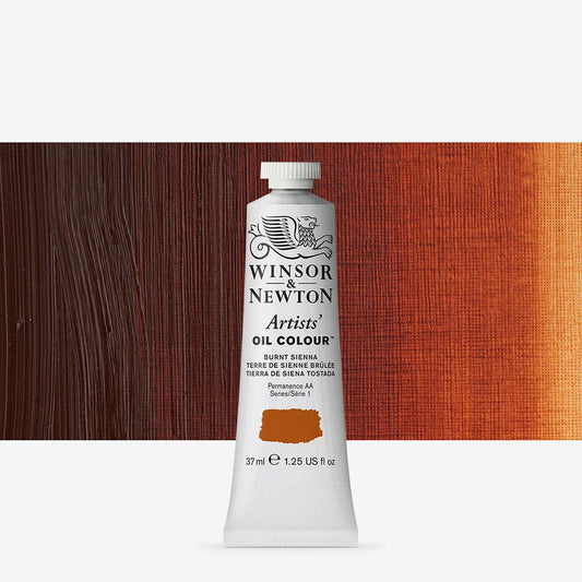 Winsor & Newton - Artists Oil Colour 37Ml Burnt Sienna Uv 3