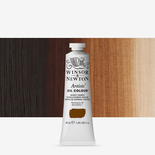 Winsor & Newton - Artists Oil Colour 37Ml Burnt Umber Uv 3