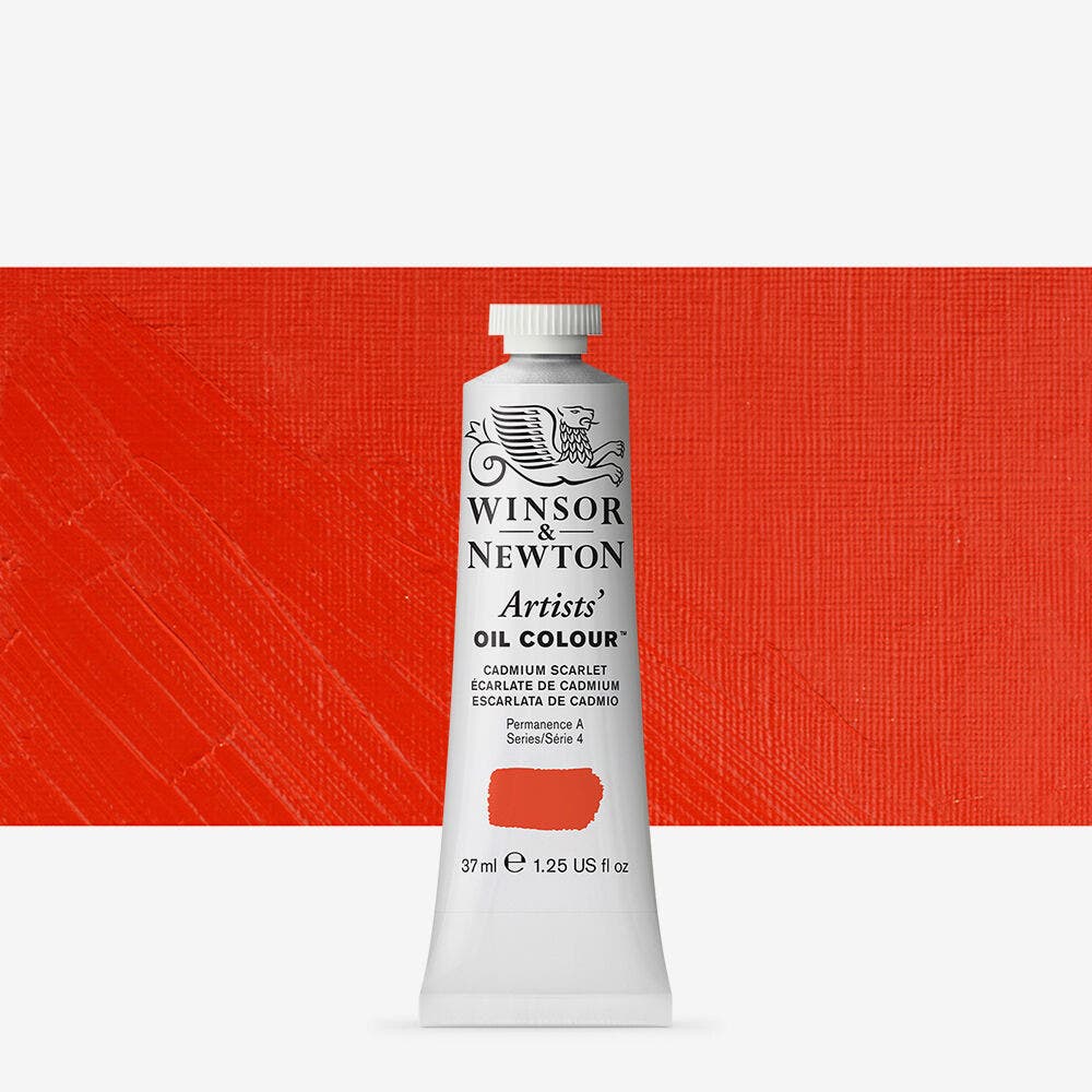 Winsor & Newton - Artists Oil Colour 37Ml Cd Scar Ny-1214 Uv 3