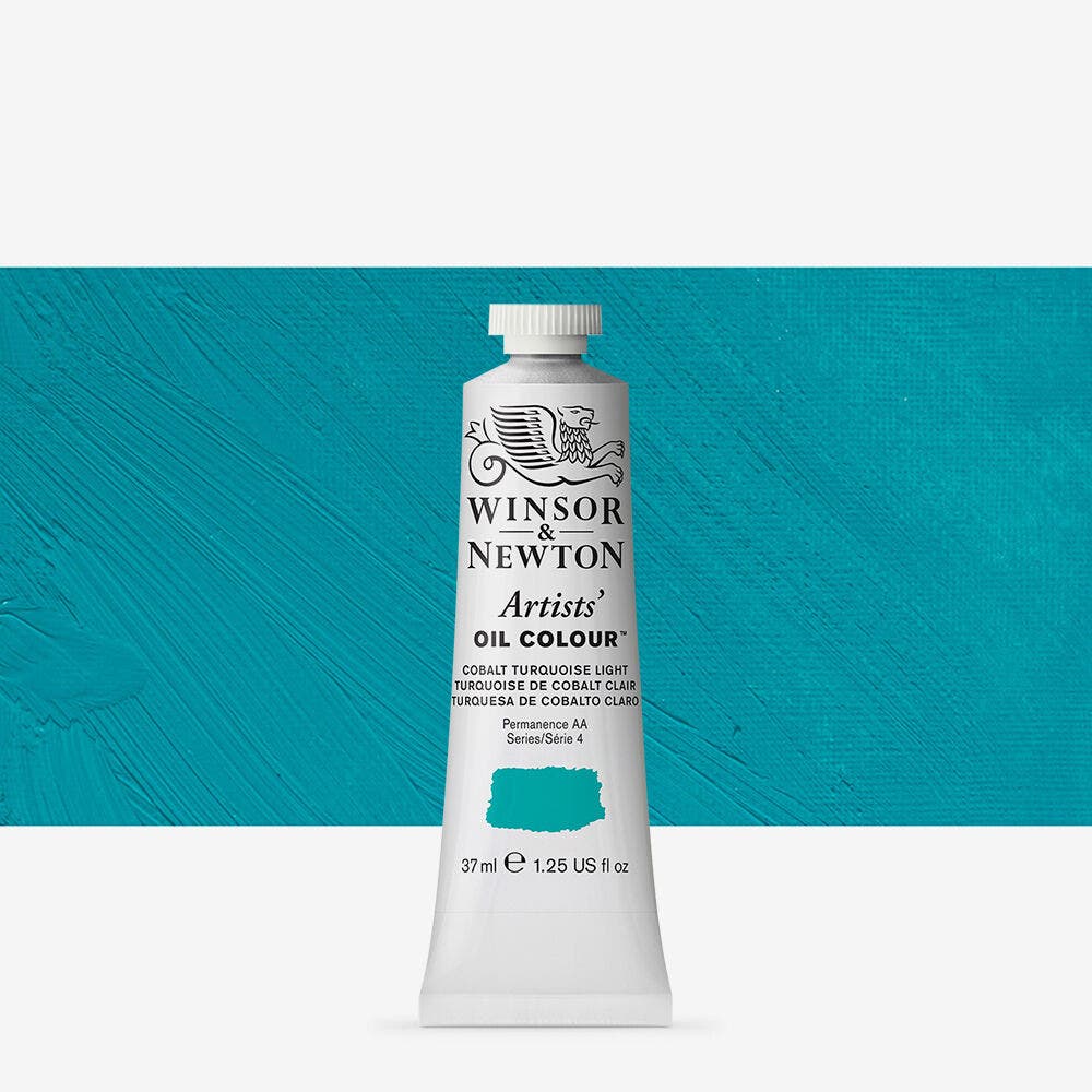 Winsor & Newton - Artists Oil Colour 37Ml Cobalt Turqu Lt Row Uv 3