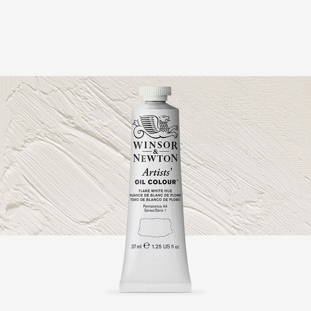 Winsor & Newton - Artists Oil Colour 37Ml Flke Wte Hue Ny Row Uv 3