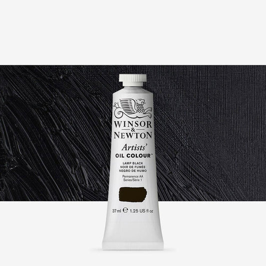 Winsor & Newton - Artists Oil Colour 37Ml Lamp Black Uv 3