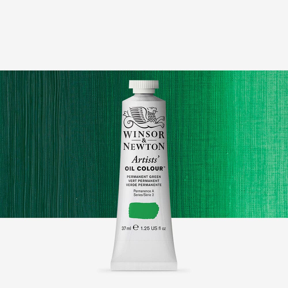 Winsor & Newton - Artists Oil Colour 37Ml Permanent Green Uv 3