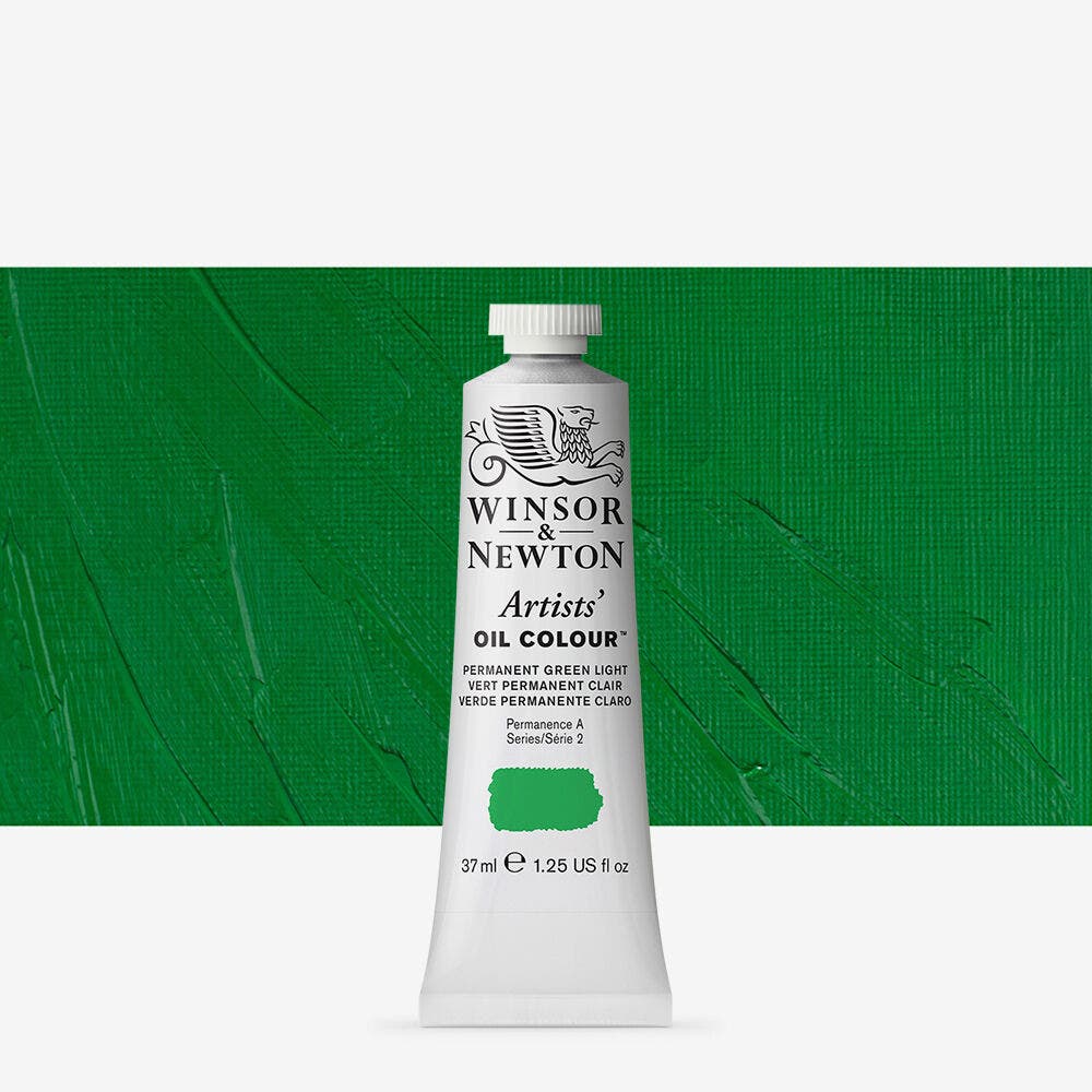 Winsor & Newton - Artists Oil Colour 37Ml Perm Green Lt Uv 3