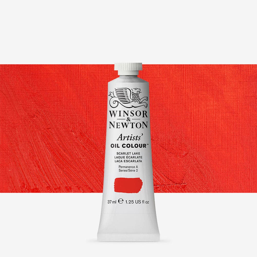 Winsor & Newton - Artists Oil Colour 37Ml Scarlet Lake Uv 3