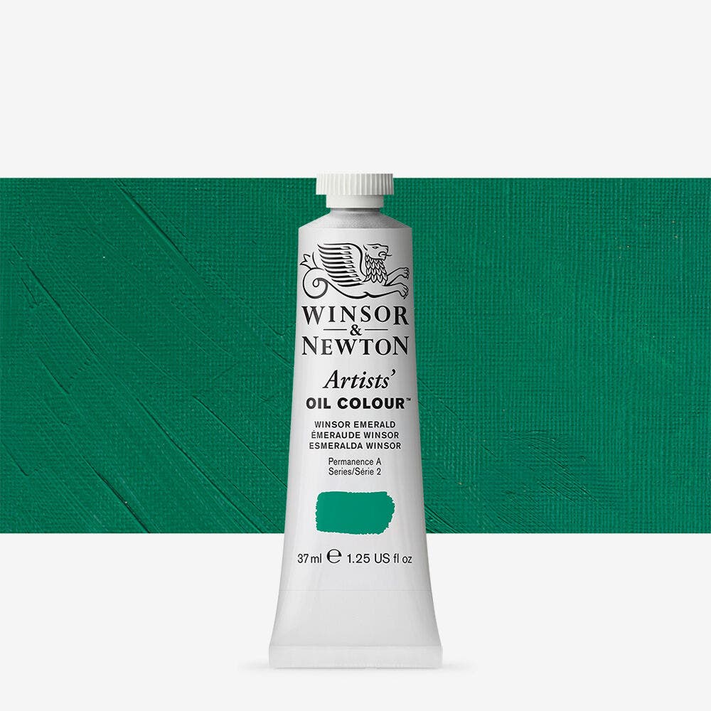 Winsor & Newton - Artists Oil Colour 37Ml Winsor Emerald Uv 3