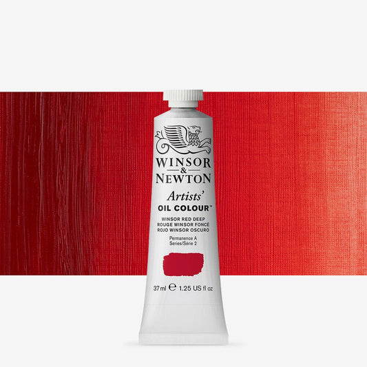 Winsor & Newton - Artists Oil Colour 37Ml Winsor Red Deep Uv 3