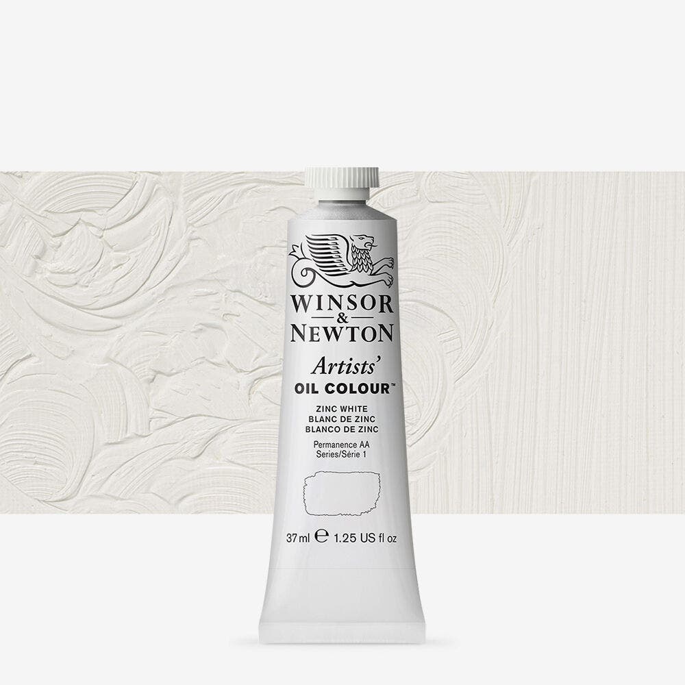 Winsor & Newton - Artists Oil Colour 37Ml Zinc Wh Ny-1214 Uv 3