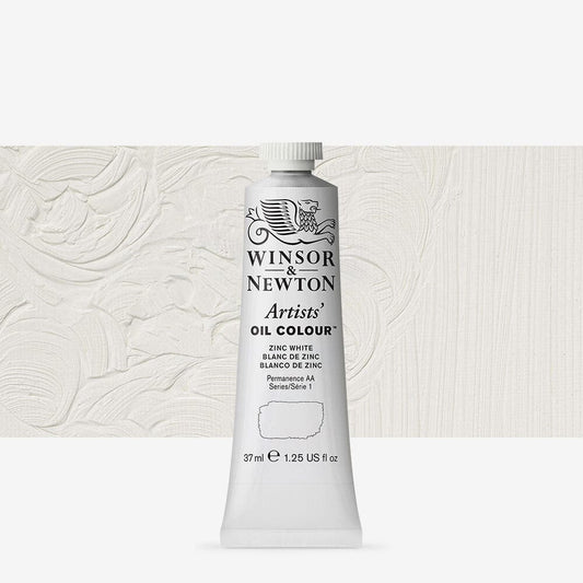 Winsor & Newton - Artists Oil Colour 37Ml Zinc Wh Ny-1214 Uv 3