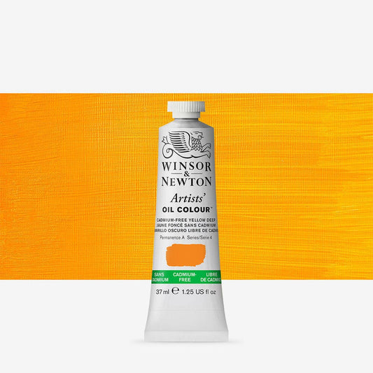 Winsor & Newton - Artists' Oil Colour 37Ml Tbe Cadmium Free Geel Diep Uv 3
