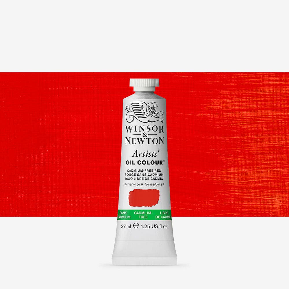 Winsor & Newton - Artists' Oil Colour 37Ml Tbe Cadmium Free Rood Uv 3