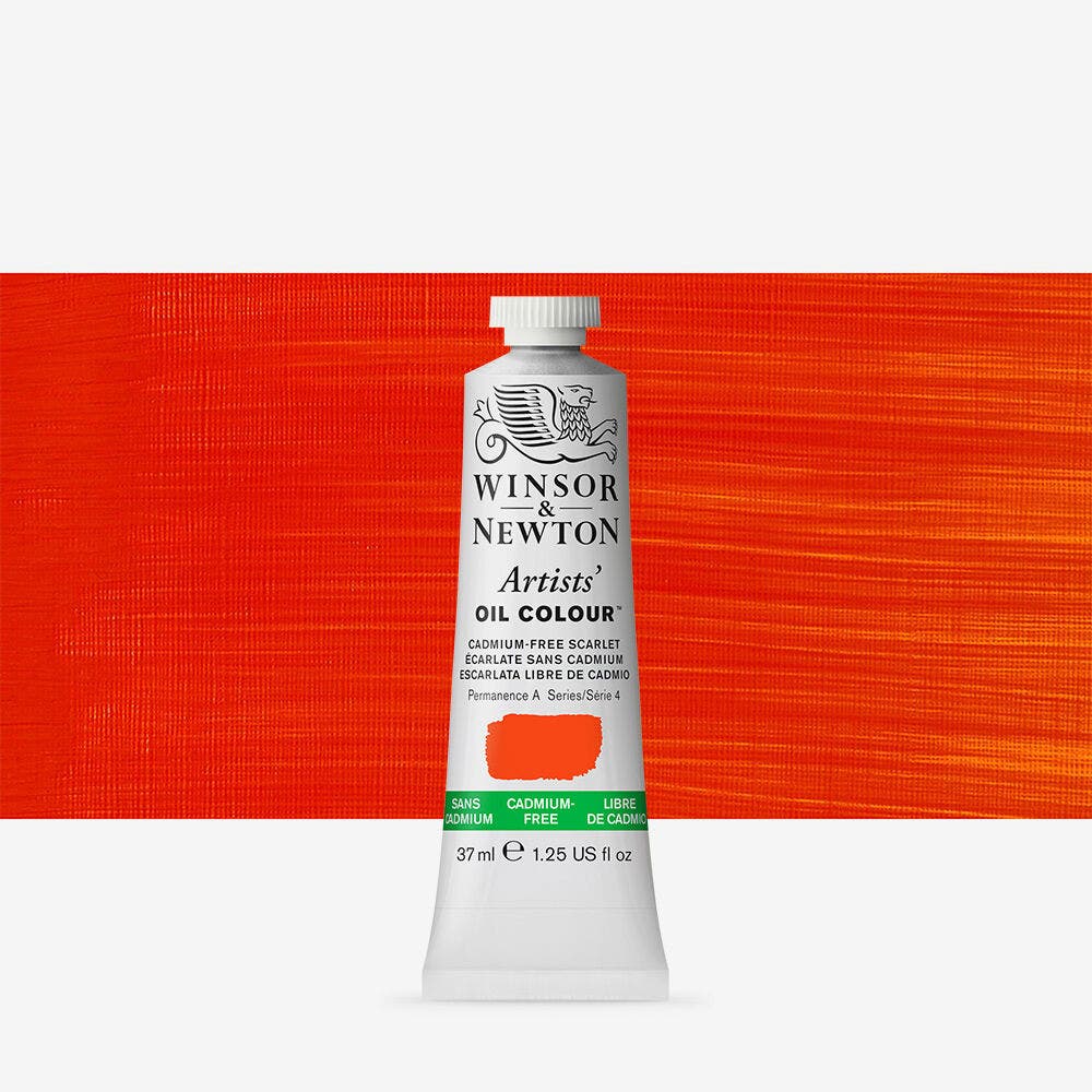 Winsor & Newton - Artists' Oil Colour 37Ml Tbe Cadmium Free Scharlaken Uv 3