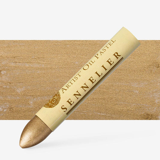 Sennelier - Pastel Huile Iris√© 5Ml Or P√¢Le