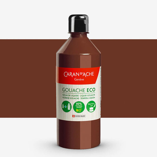 Caran D'Ache - Gouache Eco Liquid 500Ml Burnt Sienna Uv 1
