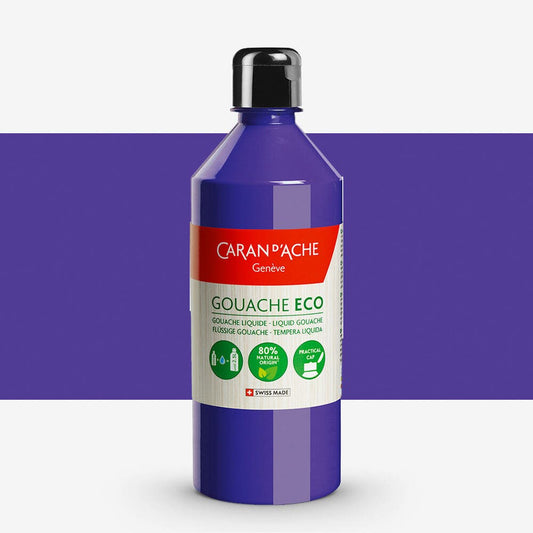 Caran D'Ache - Gouache Eco Liquid 500Ml Violet Uv 1