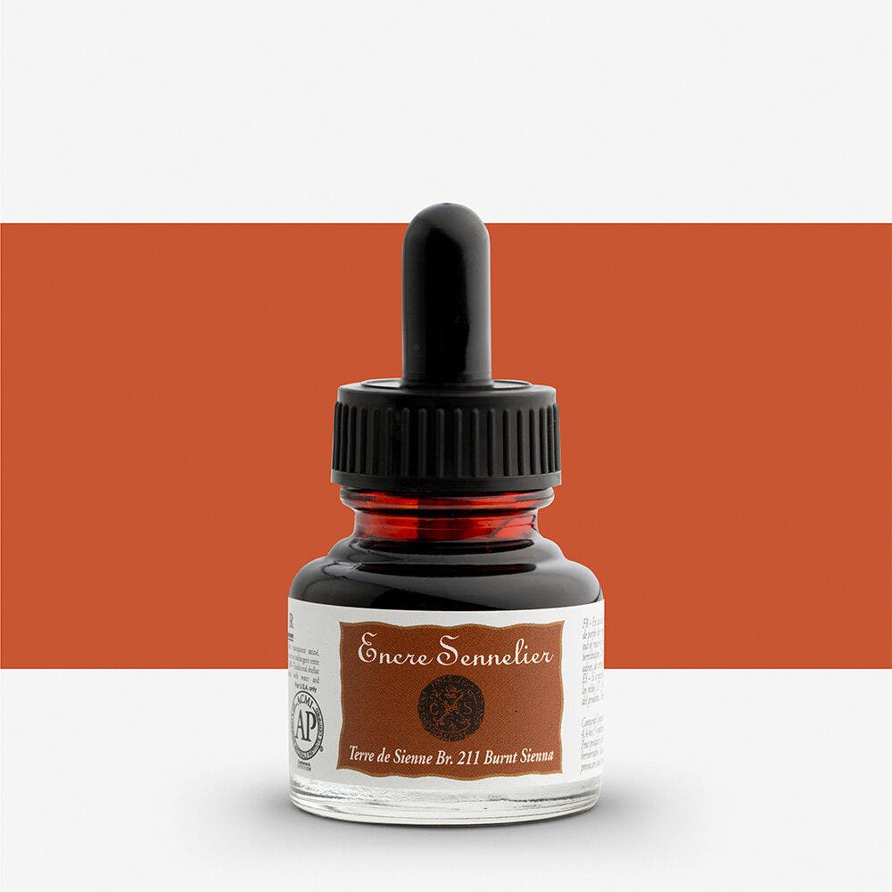 Sennelier - Encre 30Ml Burnt Sienna