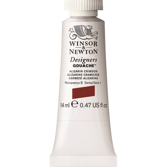 Winsor & Newton - Designers Gouache 14Ml Aliz Crimson Uv 3
