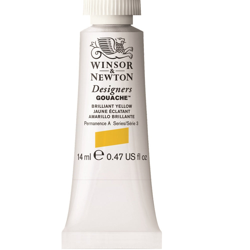 Winsor & Newton - Designers Gouache 14Ml Brill Yellow Uv 3