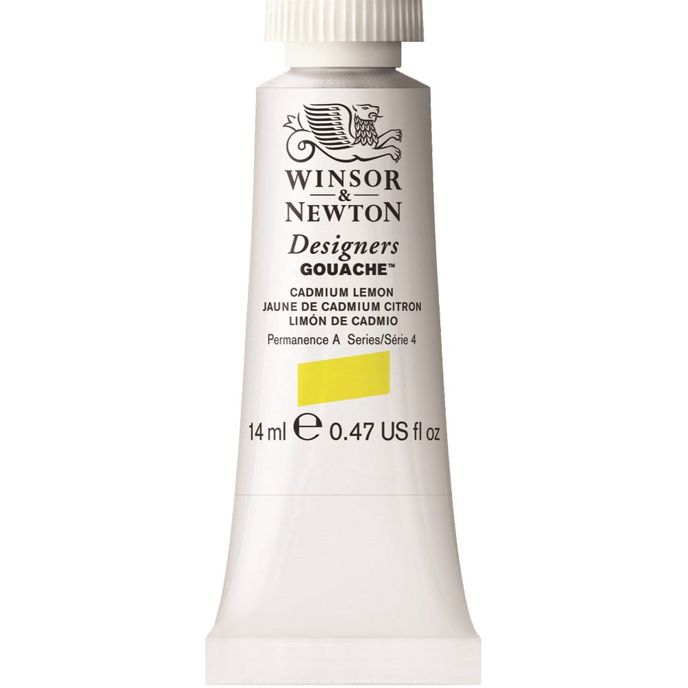 Winsor & Newton - Designers Gouache 14Ml Cad Lem Nt-0605 Row Uv 3
