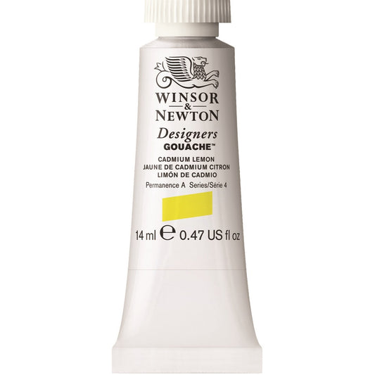 Winsor & Newton - Designers Gouache 14Ml Cad Lem Nt-0605 Row Uv 3