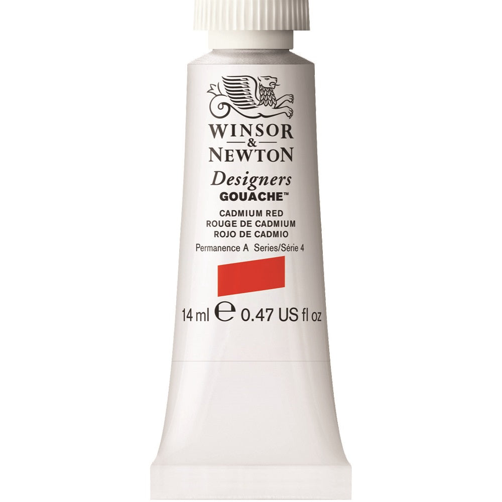 Winsor & Newton - Designers Gouache 14Ml Cad Red Ny Row Uv 3