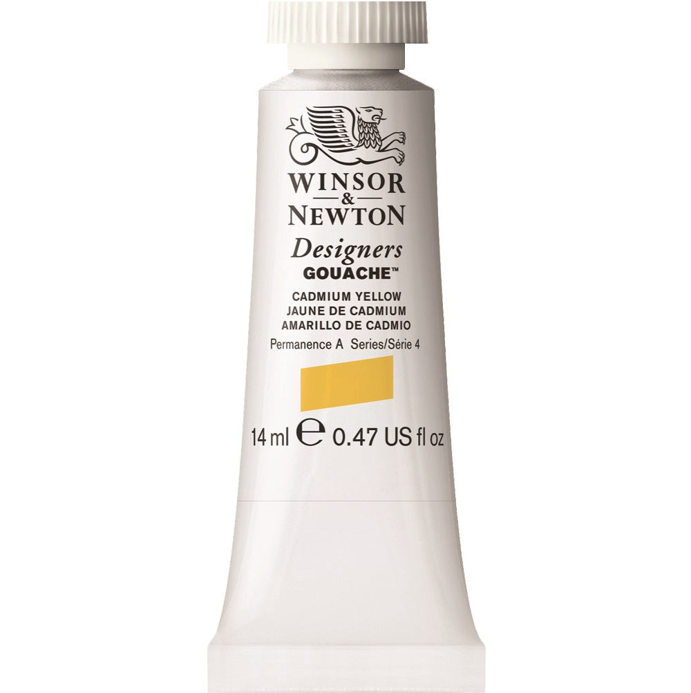 Winsor & Newton - Designers Gouache 14Ml Cad Yellow Ny Row Uv 3