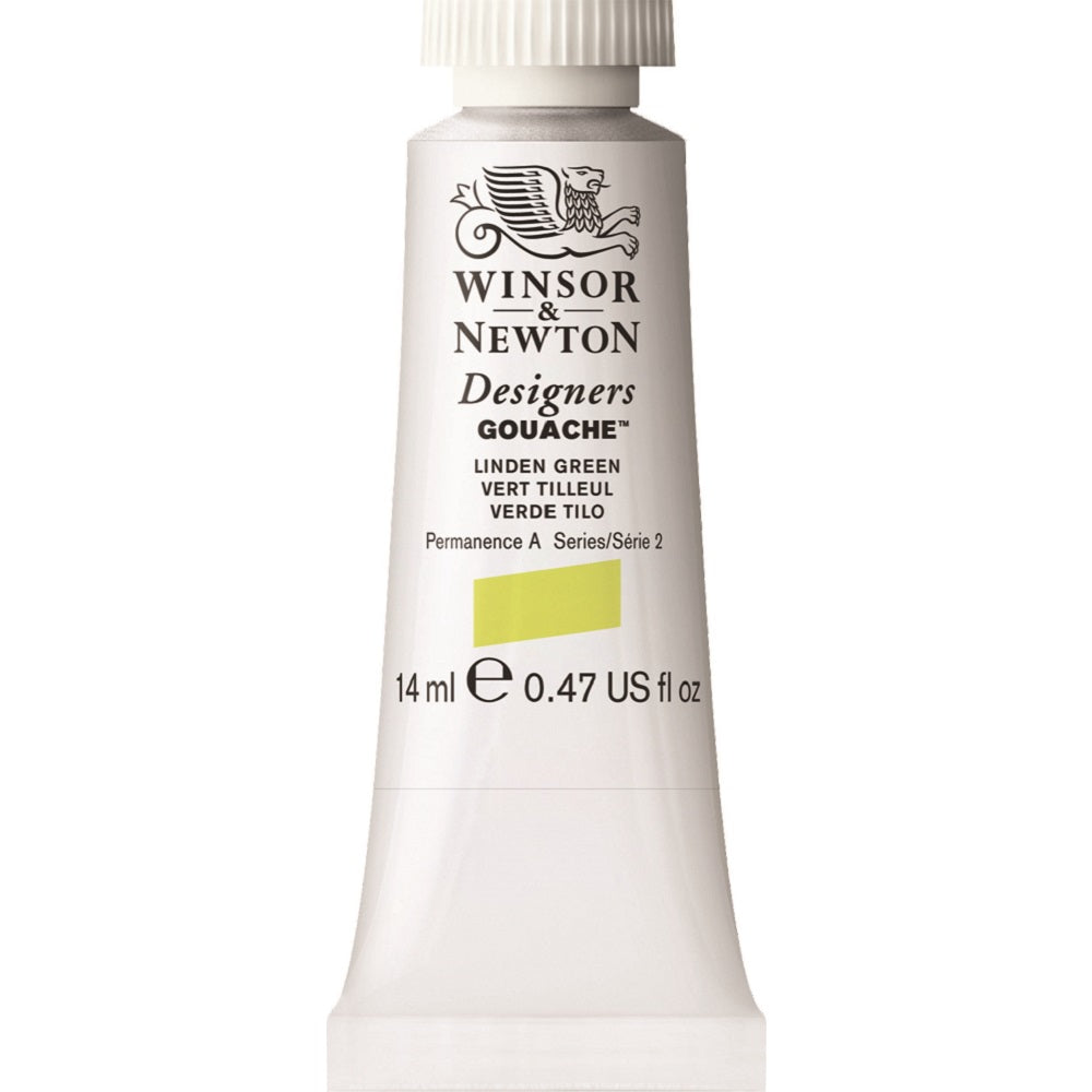 Winsor & Newton - Designers Gouache 14Ml Linden Green Uv 3
