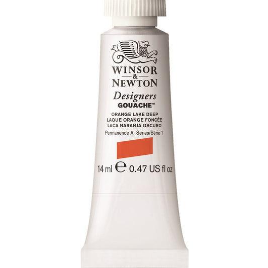 Winsor & Newton - Designers Gouache 14Ml Orange Lke Dp Uv 3