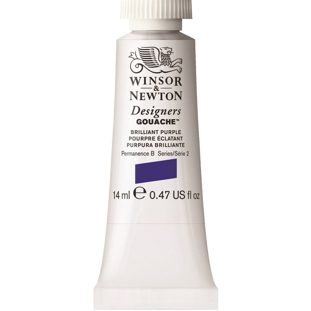 Winsor & Newton - Designers Gouache 14Ml Brill Violet Uv 3