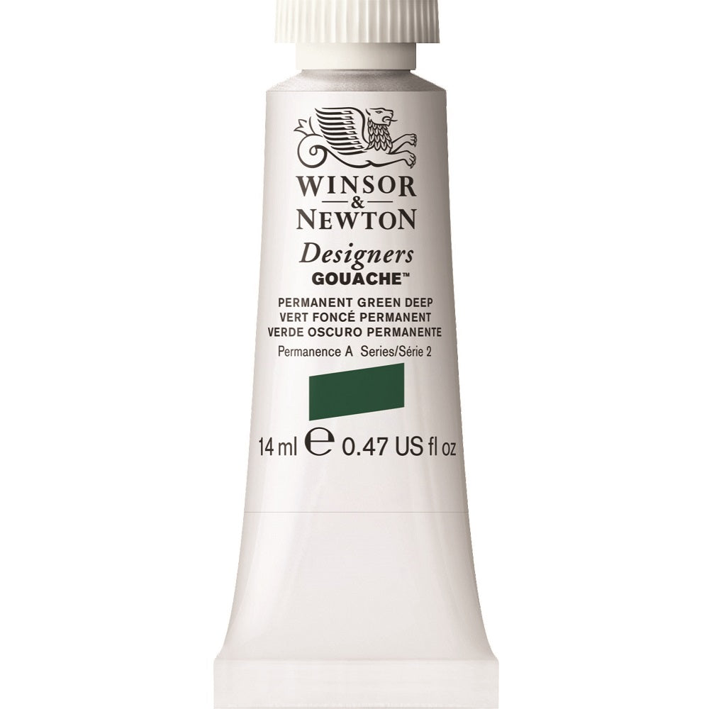 Winsor & Newton - Designers Gouache 14Ml Perm Grn Deep Uv 3