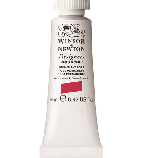 Winsor & Newton - Designers Gouache 14Ml Perm Rose Uv 3