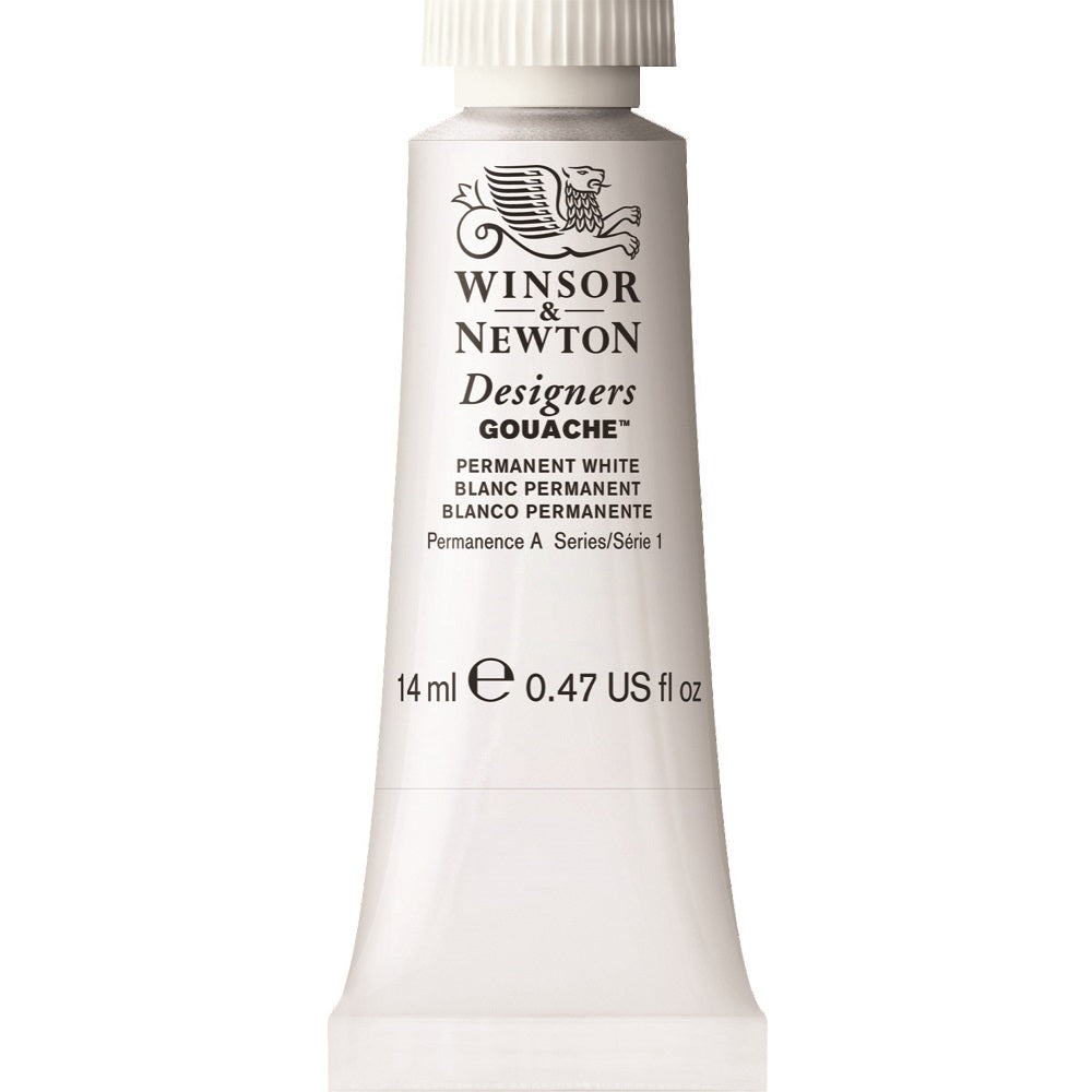 Winsor & Newton - Designers Gouache 14Ml Perm White Uv 3